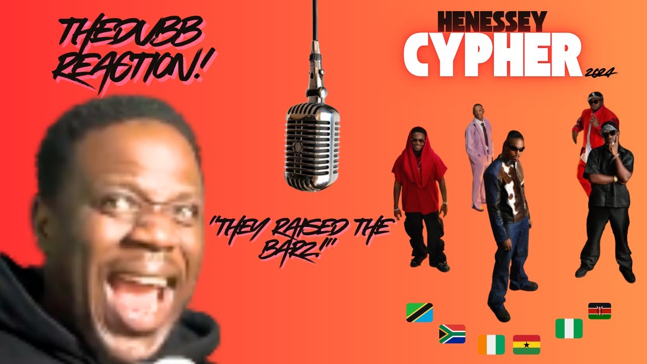 Hennessy Cypher 2024 (Reaction!!!) #hiphop  #africa #rap 🇰🇪🇬🇭🇳🇬🇿🇦 🇨🇮🇹🇿