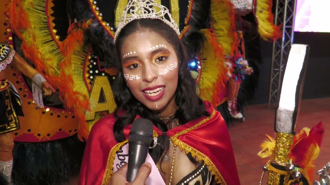 Vanina Viveros de la comparsa Los Puelches es la nueva embajadora del carnaval 2026
