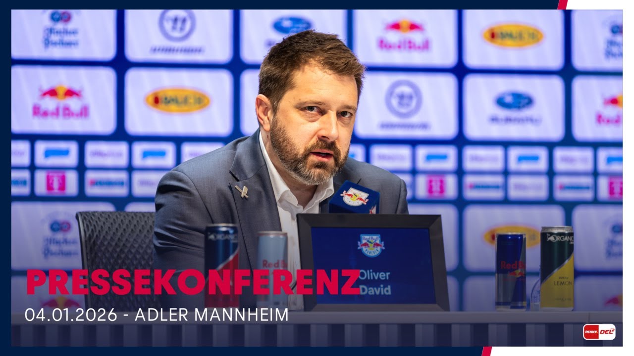 Pressekonferenz: EHC Red Bull München vs. Adler Mannheim (04.01.2026)