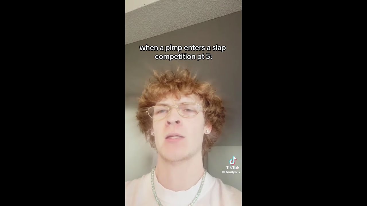 When a pimp enter a slap competition  1-6￼
