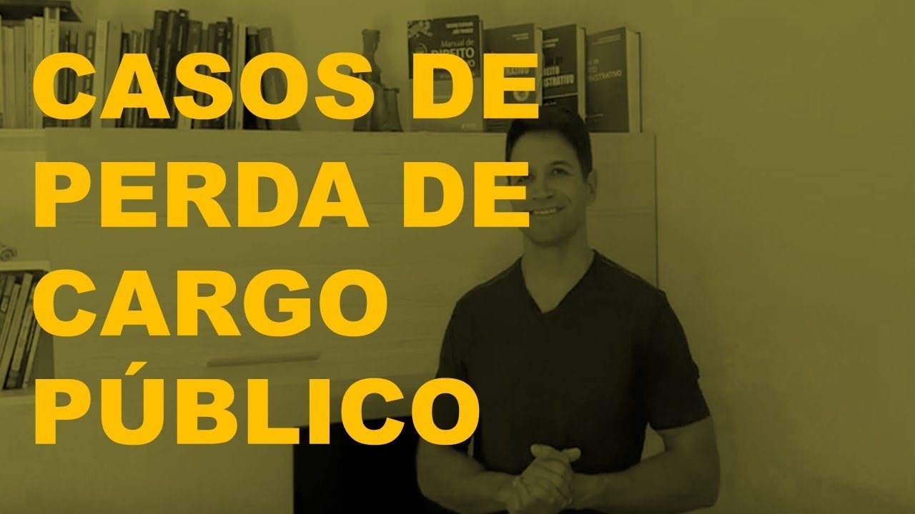 Perda de cargo p&uacute;blico