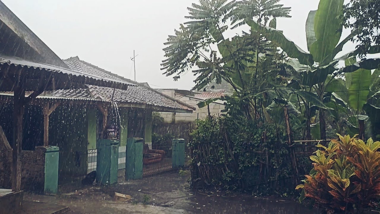 Heavy rain for a tired soul, feel deep sleep without any disturbance of mind