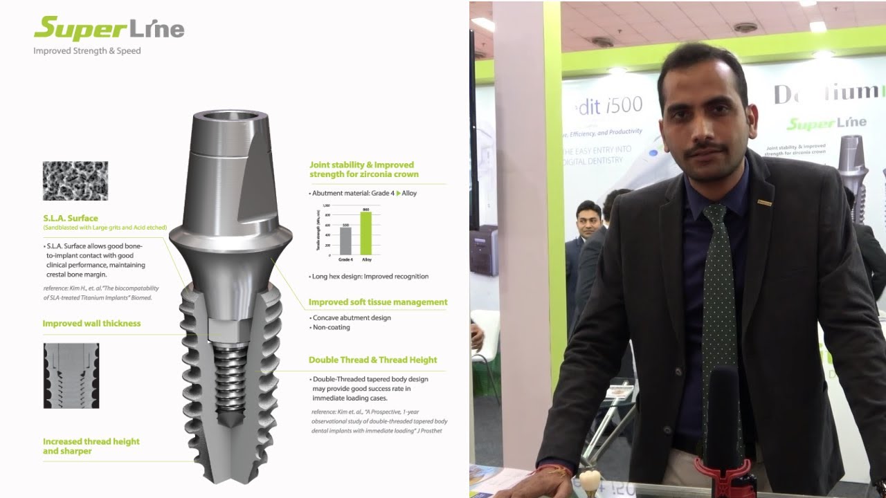 SUPERLINE IMPLANTS BY DENTIUM KOREA