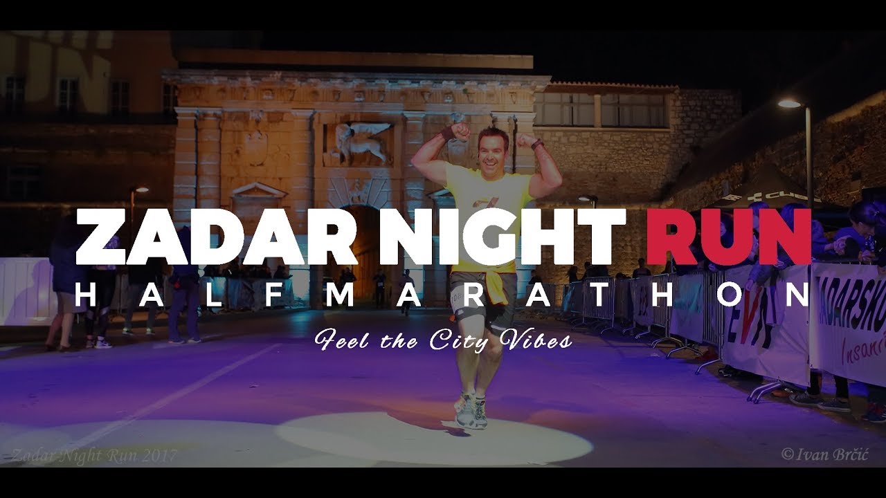 Zadar Night Run 2019 Halfmarathon course
