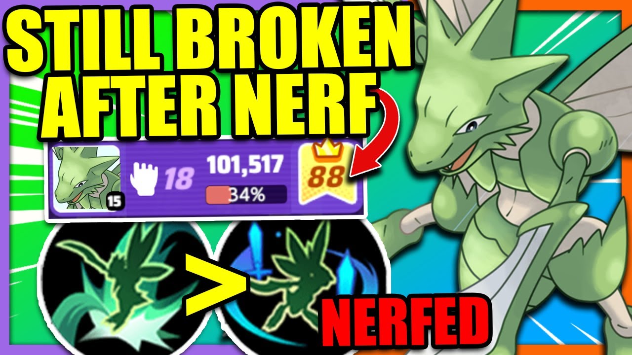 Just play Double Hit Scyther and still Dominate Games after Nerfs | Pokemon Unite