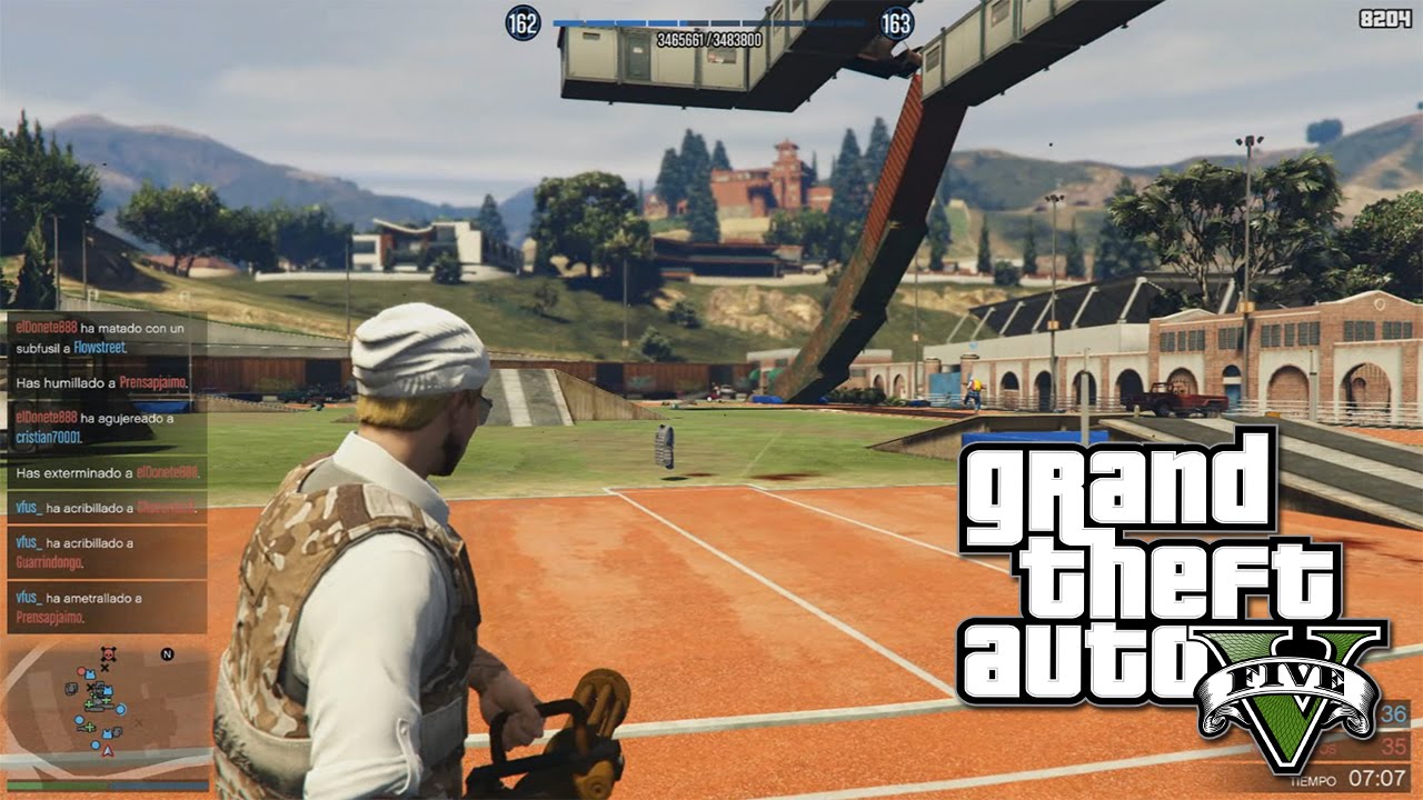GTA V ME LLAMAN EL LOCO DE LA ROTATORIA!! PARTIDA A MUERTE, YO TE CUBRO! xFaRgAnx