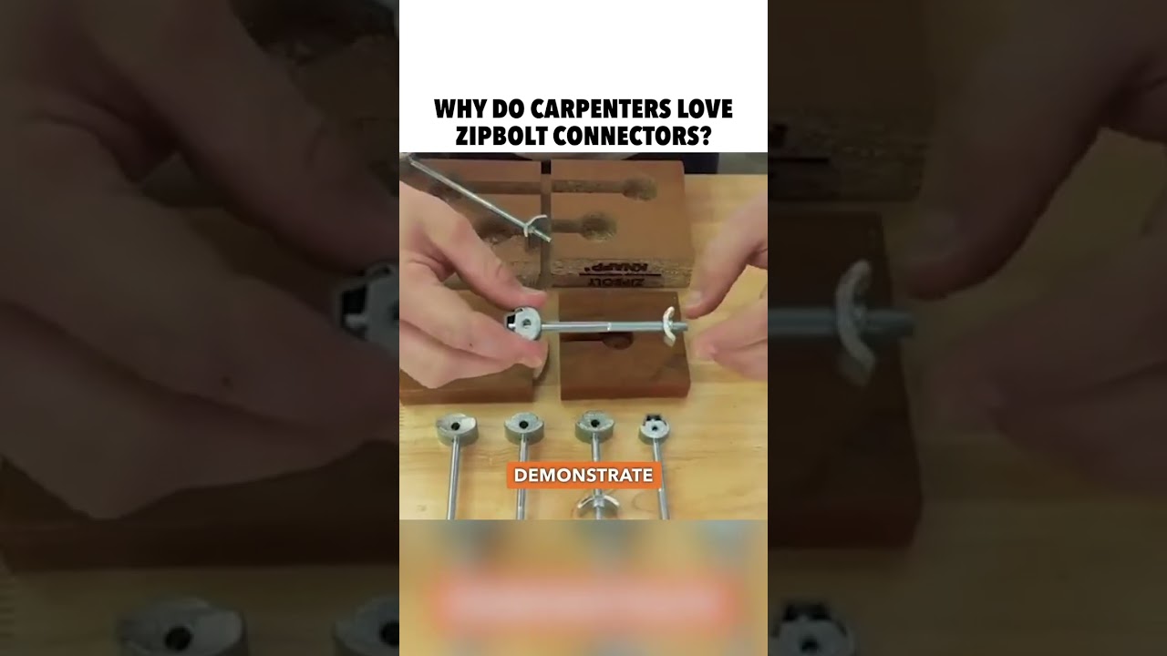 Carpenters Love This Solution for Worktops & Countertops! ZipBolt Hidden Connector #woodworking