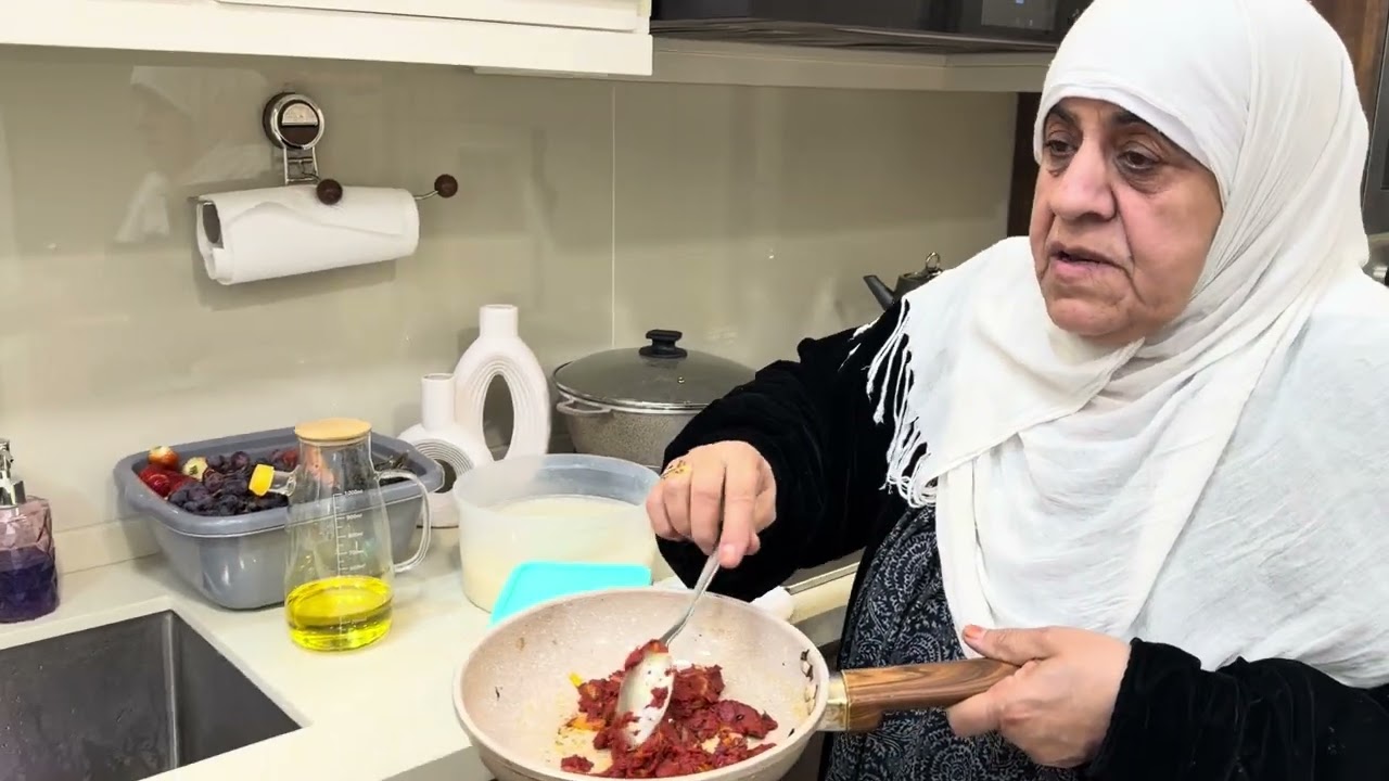 ‏واليوم طبختنا حبايبي فاصوليا يابسة
