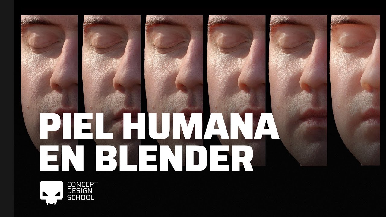 Piel humana en Blender | Tutorial para Concept Art