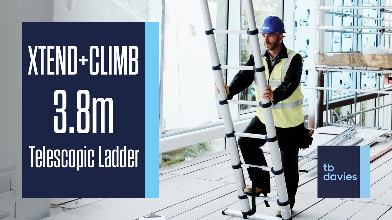 TB Davies XTEND+CLIMB 3.8m Pro Telescopic Ladder - Demo