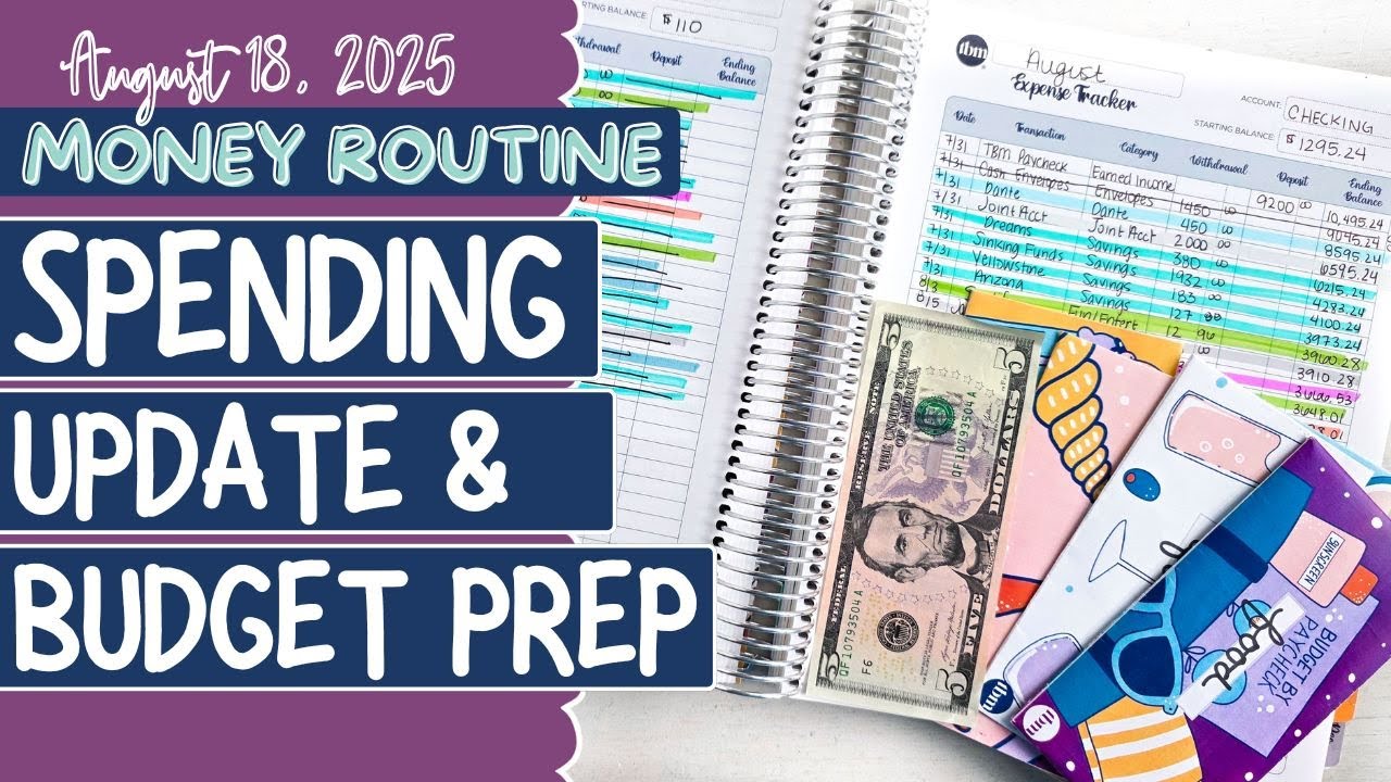 Money Routine | Spending Update + September Budget