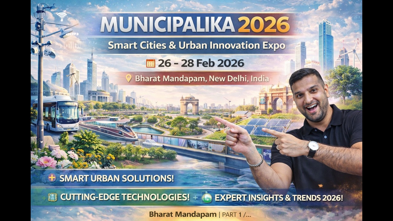 Municipalika 2026 ! India&rsquo;s Biggest Smart City Expo | Urban Tech & Government Projects !