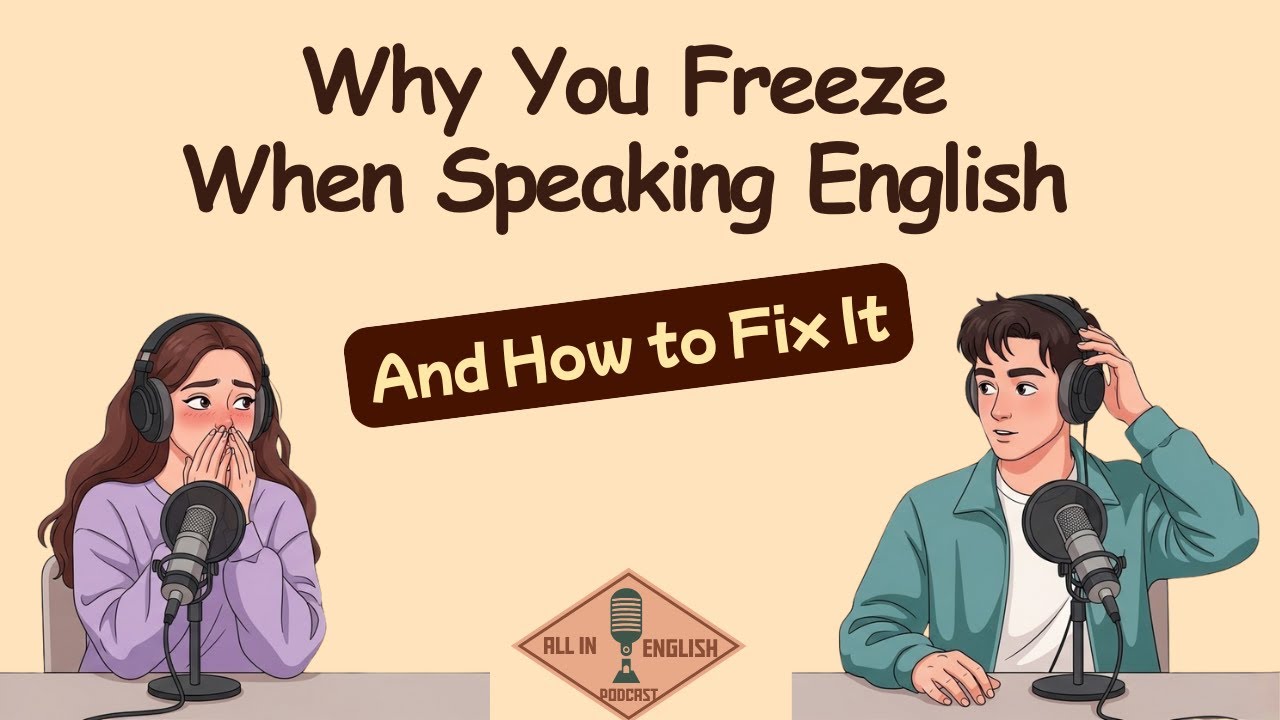 Why You Freeze When Speaking English | Learn English | English conversation | Easy English Lessons