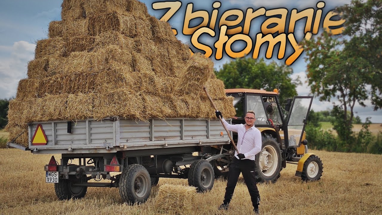 Zbieranie Słomy *KOSTEK* |ŻNIWA 2022| ☆ Układanie & Rozładunek ✔ VLOG#7 MafiaSolec