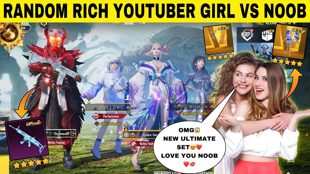 RANDOM RICH YOUTUBER GIRL😍 CALL ME HACKER🤯 SHOCKED😱 AFTER SEEING MY NEW ULTIMATE SET & UZI 🥰❤️