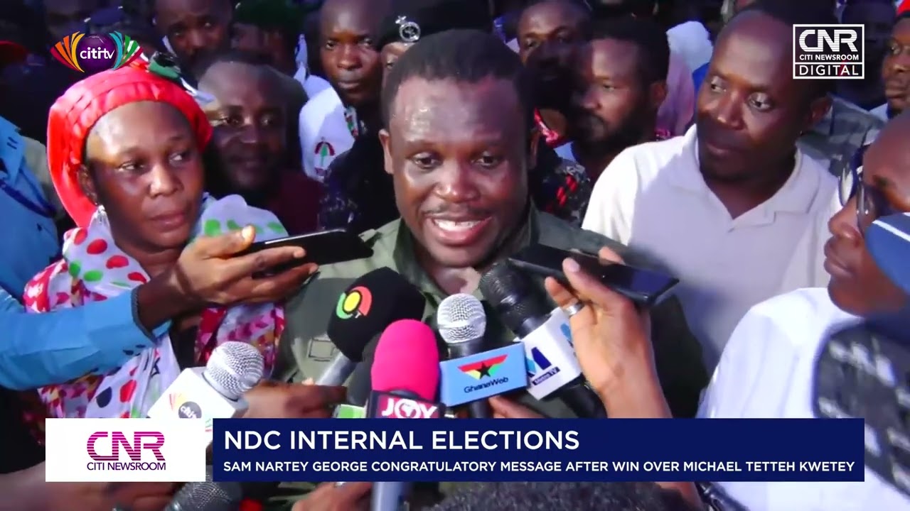 Sam Nartey George's victory speech after win over Michael Tetteh Kwetey