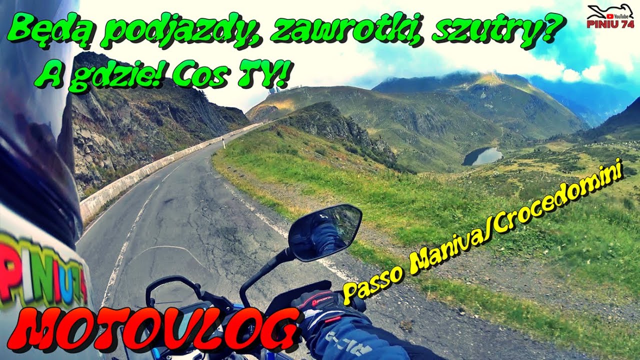 Będą podjazdy, zawrotki, szutry? A gdzie! Coś Ty! Passo Maniva/Crocedomini | MotoVlog