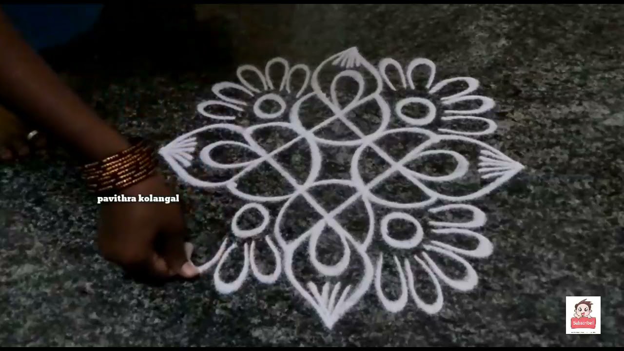Aadi velli vilakku flower designs rangoli kolangal aadi maadha special padi@kaalaithendralrangoli