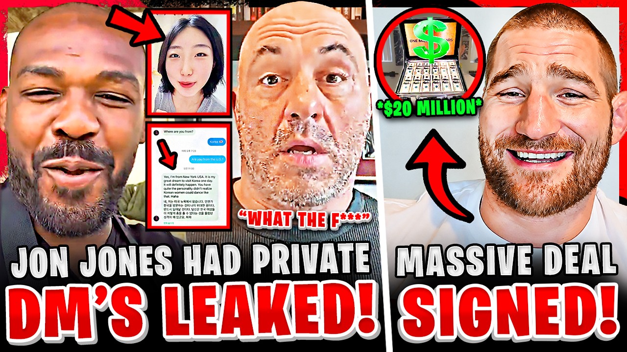 Jon Jones MESSAGES LEAKED w/ FEMALE FIGHTER! Sean Strickland SIGNS MASSIVE $20M DEAL!? Joe Rogan
