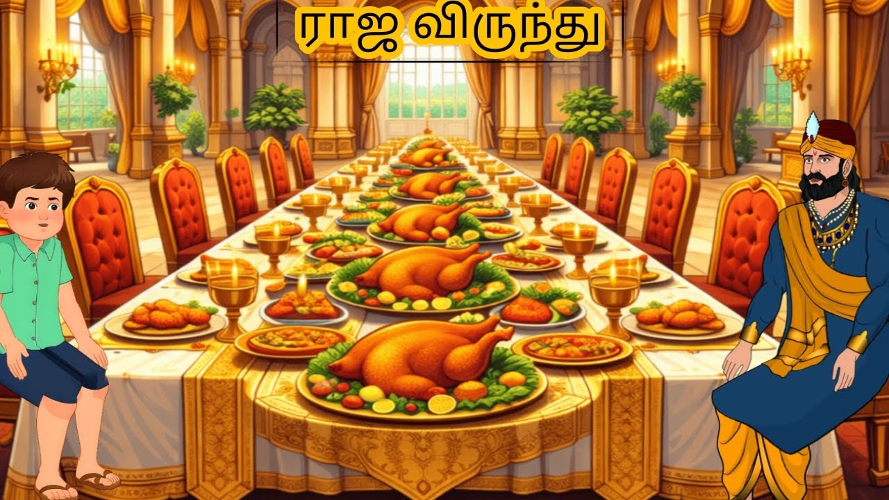 ராஜ விருந்து/‌story/ cartoon/story tamil/