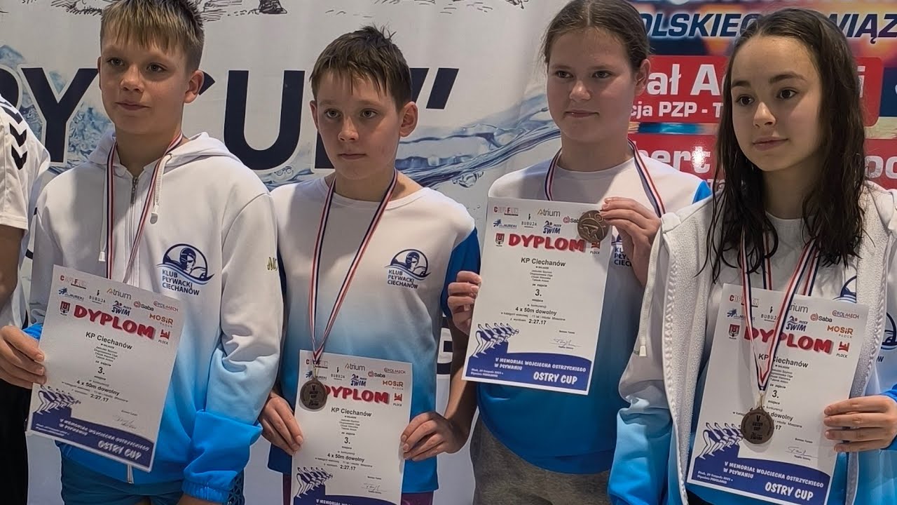 V Memoriał Wojciecha Ostrzyckiego OSTRY CUP- Klub Pływacki Ciechanów 29.11.2025