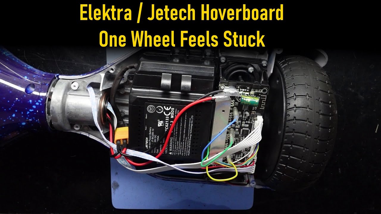 Elektra / Jetech hoverboard - One wheel wont spin/feels stuck