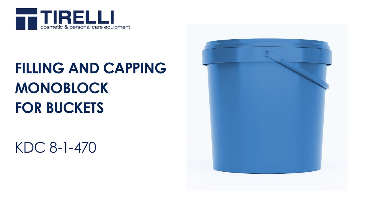 FILLING CAPPING MONOBLOCK FOR BUCKETS