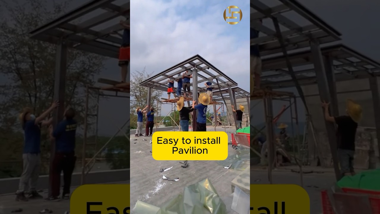 Easy to Install Pavilion #pavilion #pergola