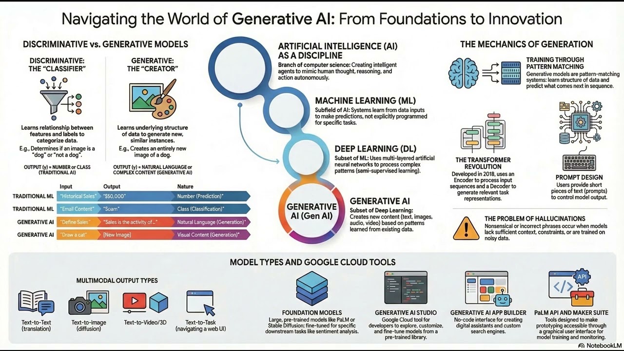 Введение в генеративный искусственный интеллект и глубокое обучение