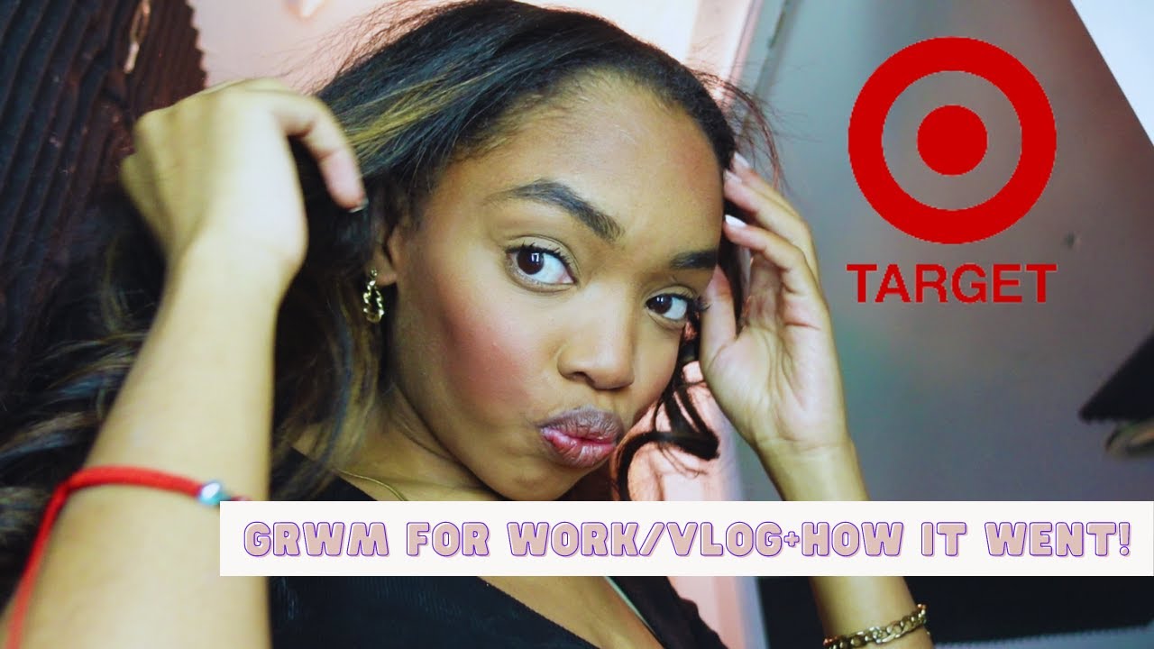 TARGET BEAUTY WORK VLOG/GRWM + HOW IT WENT! | @CeeCeleste