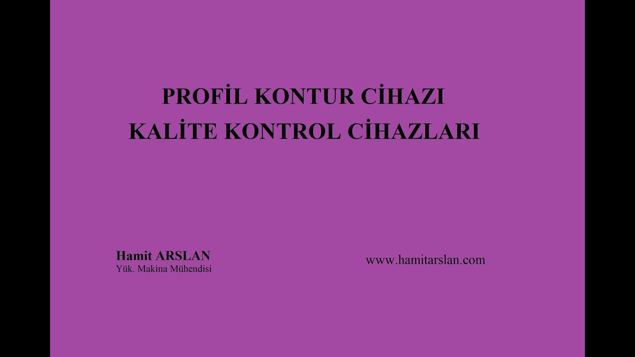 PROFİL KONTUR CİHAZI