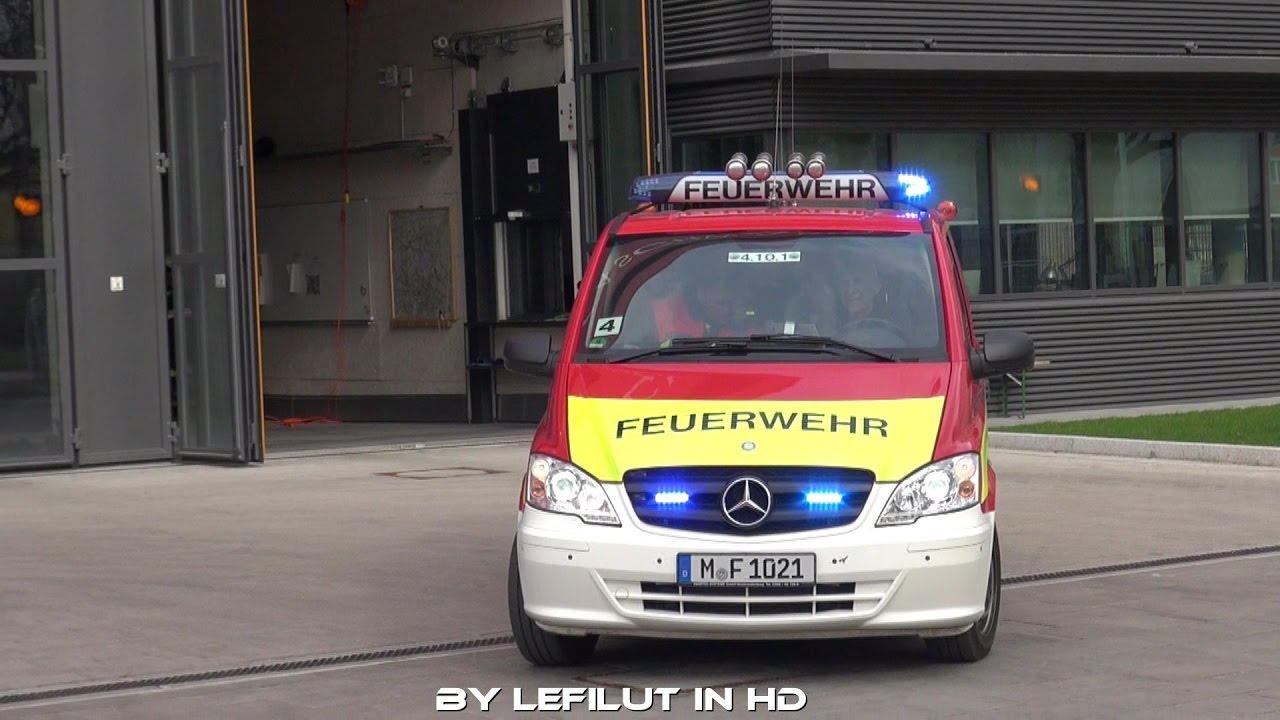 [DURCHSAGE: UNDEFINIERBARER GERUCH] ELW  + HLF 2 BF München FW 4 Schwabing