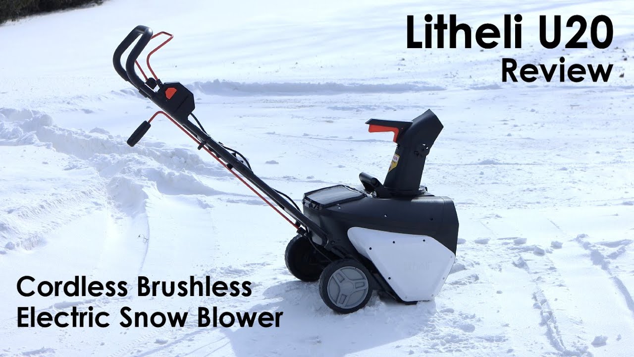 Litheli U20 Cordless Electric Snow Blower Review