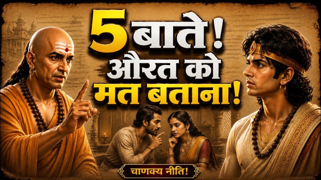 🤬ये 5 बाते🙏 कभी किसी औरत को मत बताना - Chankya Niti 🔥