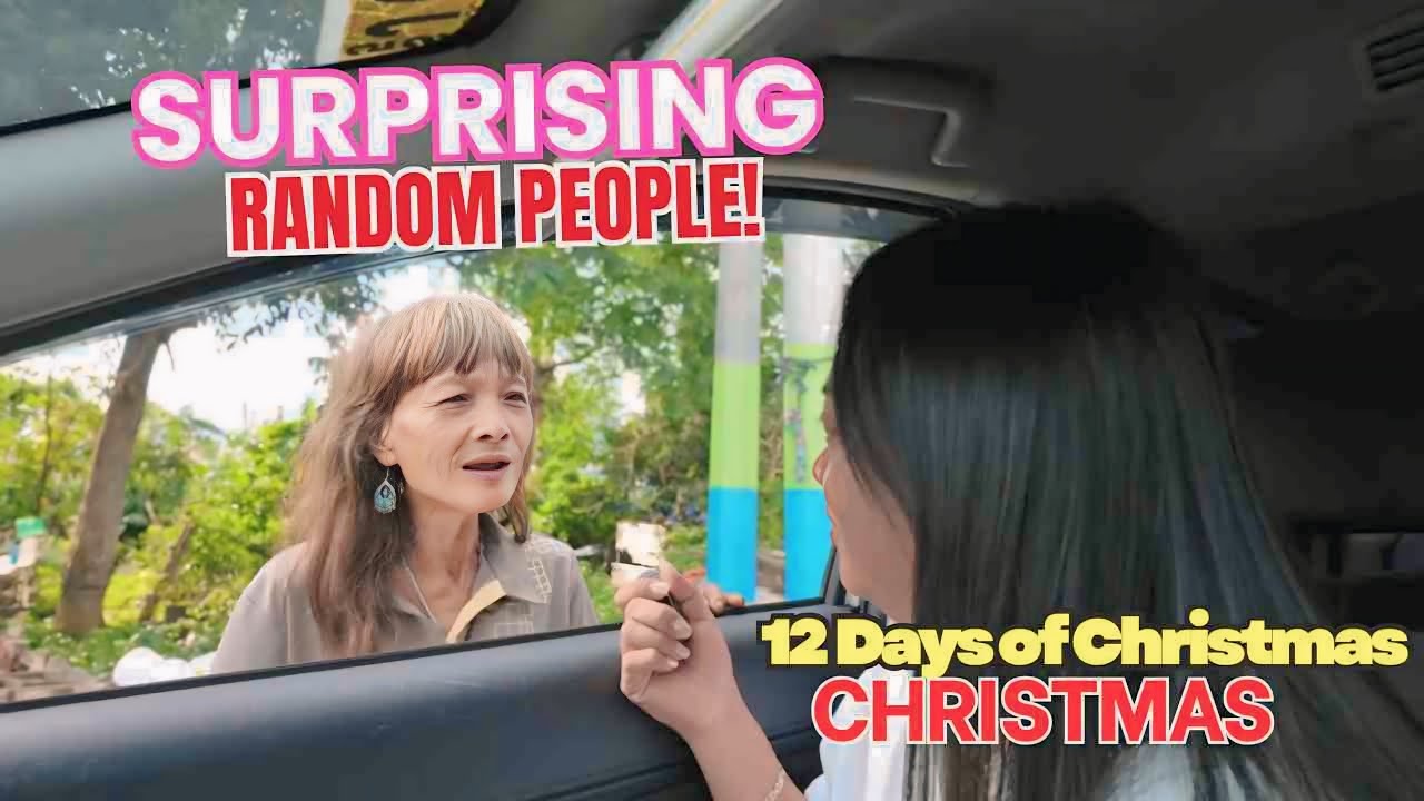 SURPRISING RANDOM PEOPLE IN THE STREET! | 12 Days of Christmas S2E10