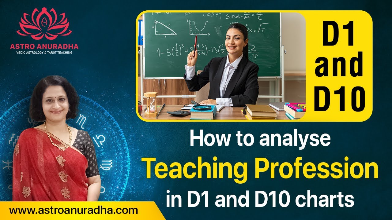 Teaching Profession in D1&D10 charts | Combinations for a Teacher | Teaching career | d10 chart