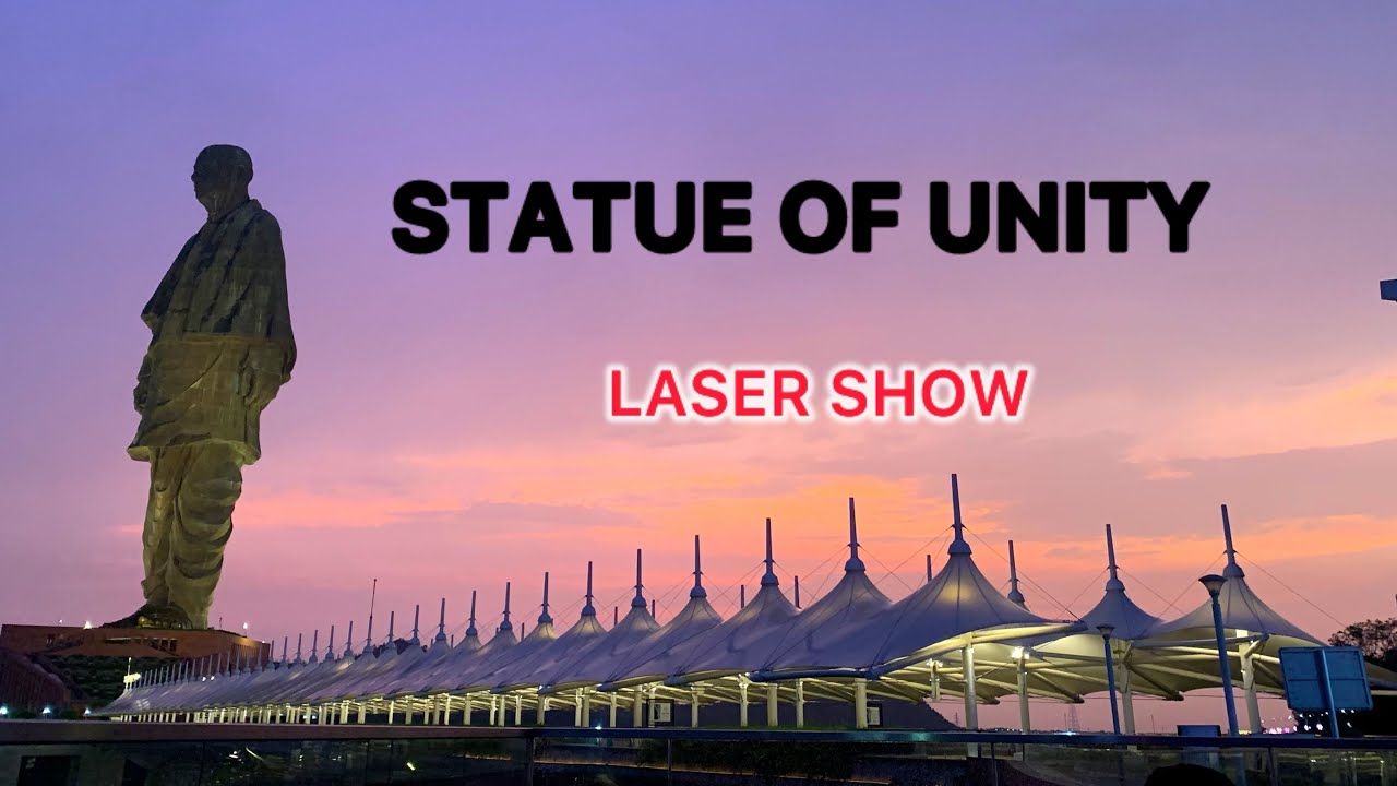 Statue Of Unity Laser Show | 2025 