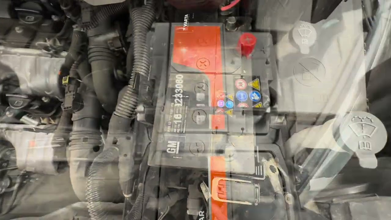 #Vauxhall #Zafira #Tourer car #battery #replacing