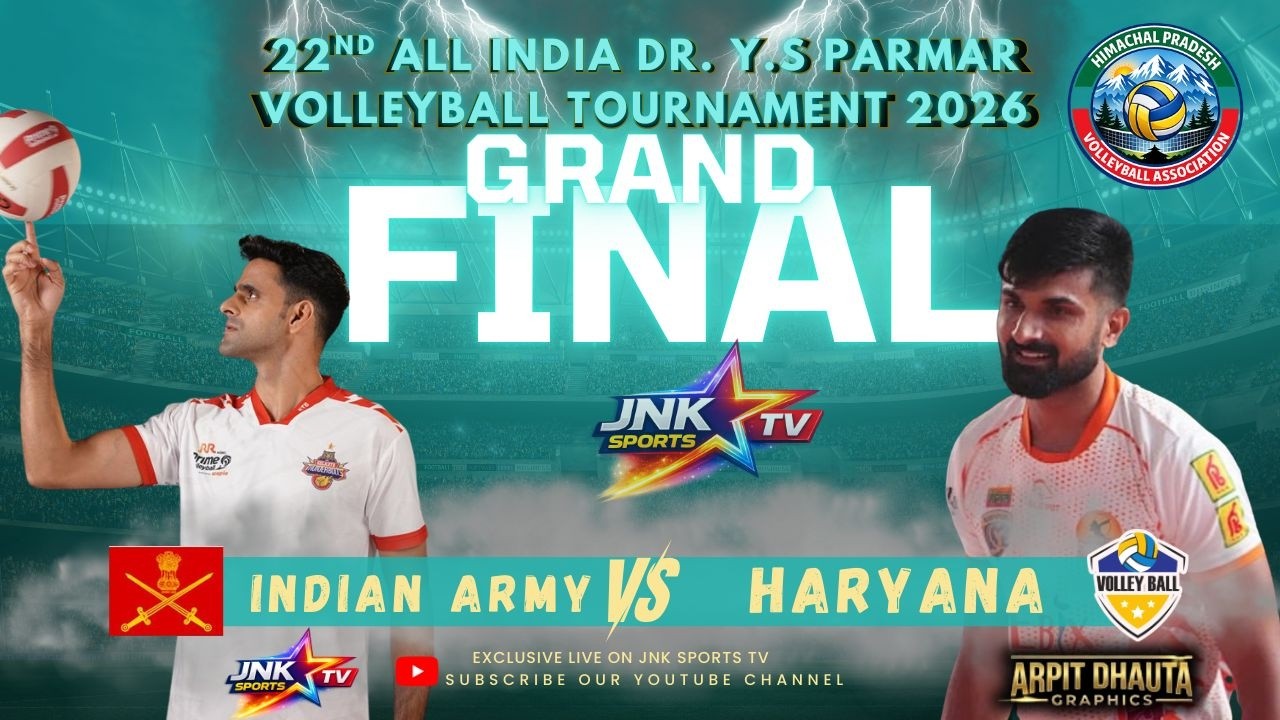 22nd All India Dr. Y.S. Parmar Volleyball Tournament 2026 🏐 | GRAND FINAL | Indian Army 🆚 Haryana