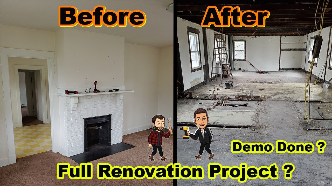 Renovating An Old Carriage House Part 1: Demo