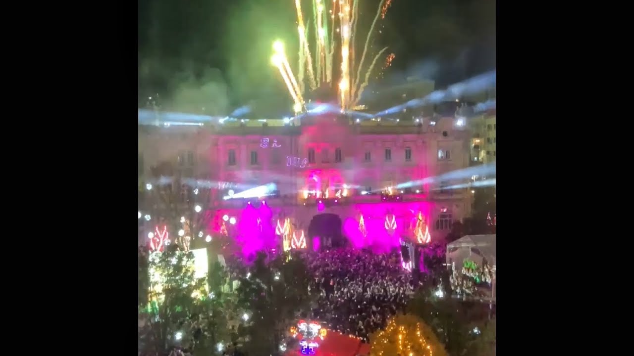 El encendido de las luces de Navidad de Santander