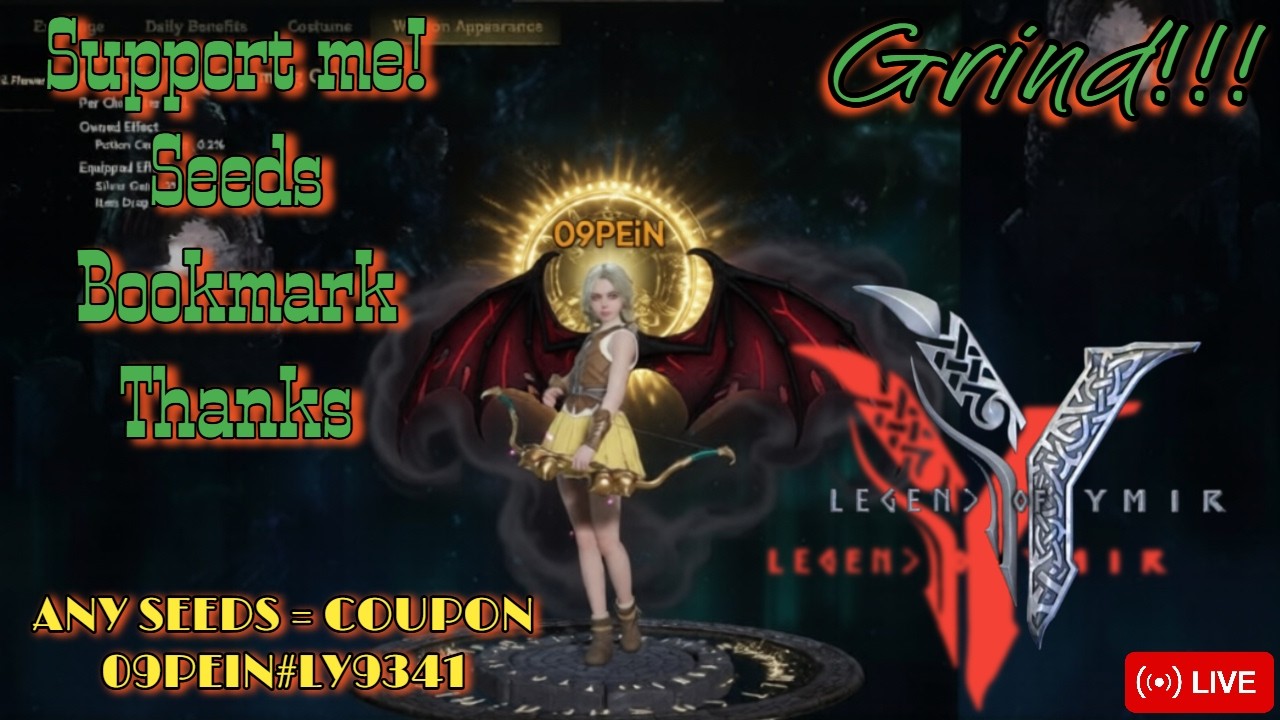 LEGEND OF YMIR: GRIND!! Gapangin ang Lv. 60 | Partner Coupon Available Any Seeds=Coupon