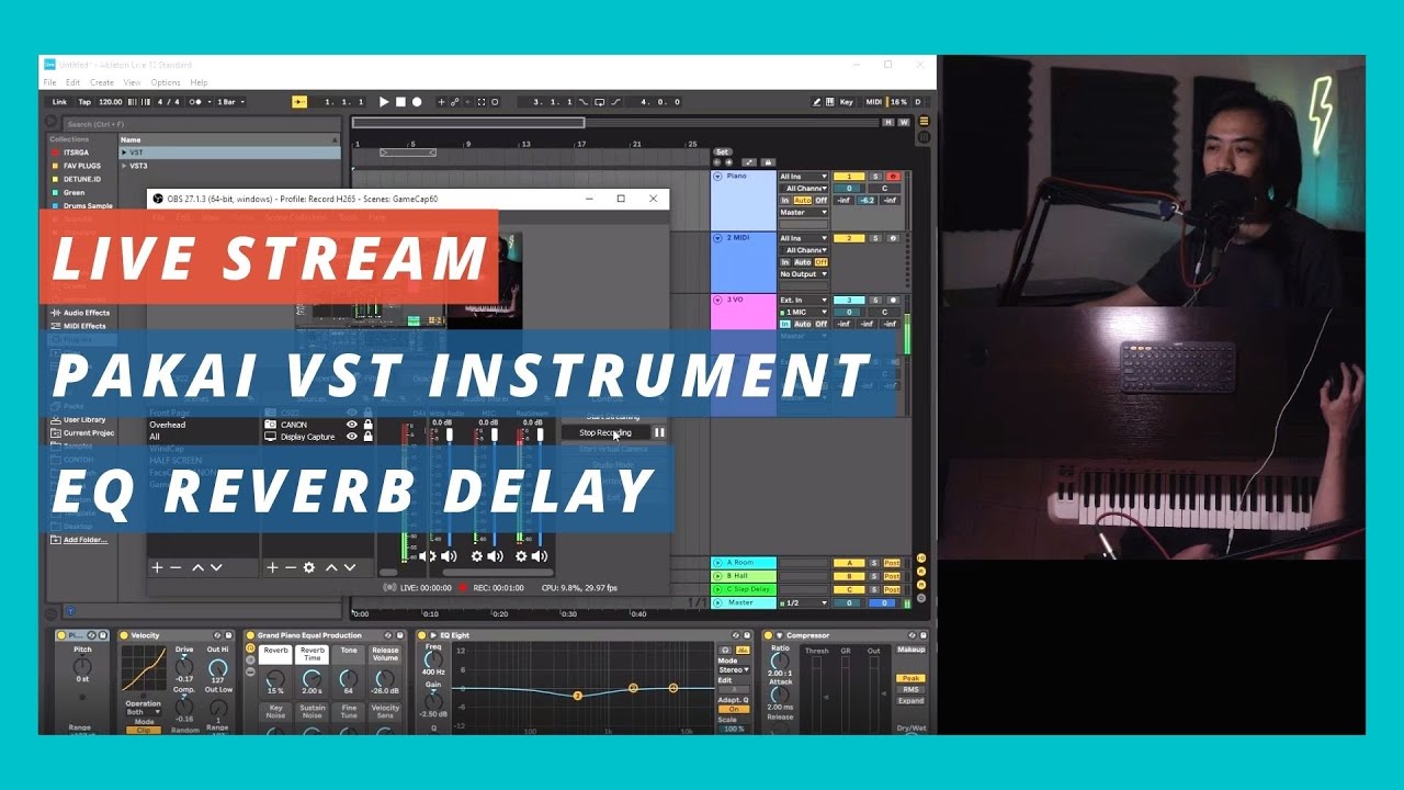 Setting Audio DAW ke OBS Untuk Live Stream