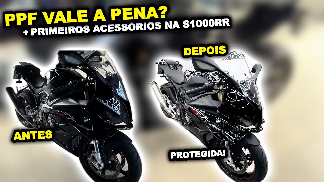 UPGRADES E ACESSÓRIOS  NA BMW S1000RR - PPF FULL E MAIS