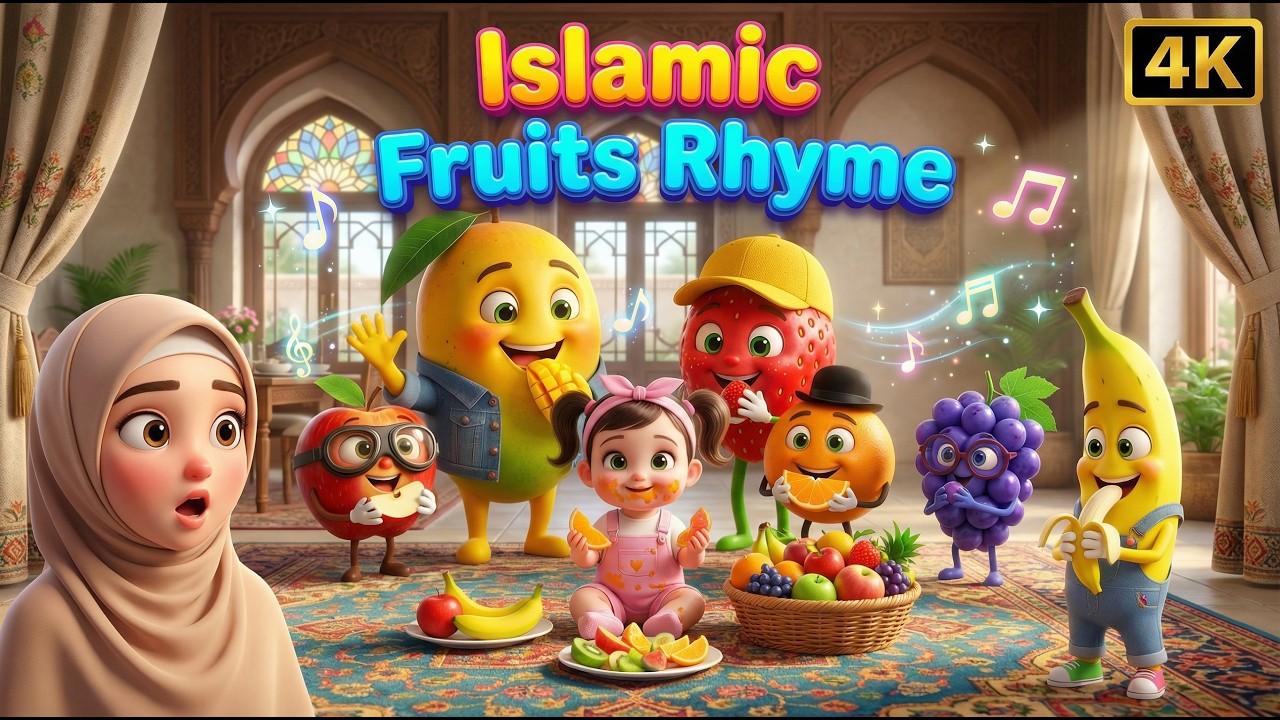 Islamic Fruits Rhyme | Alhamdulillah for Every Fruit | Nasheeds | #islamicvideo
