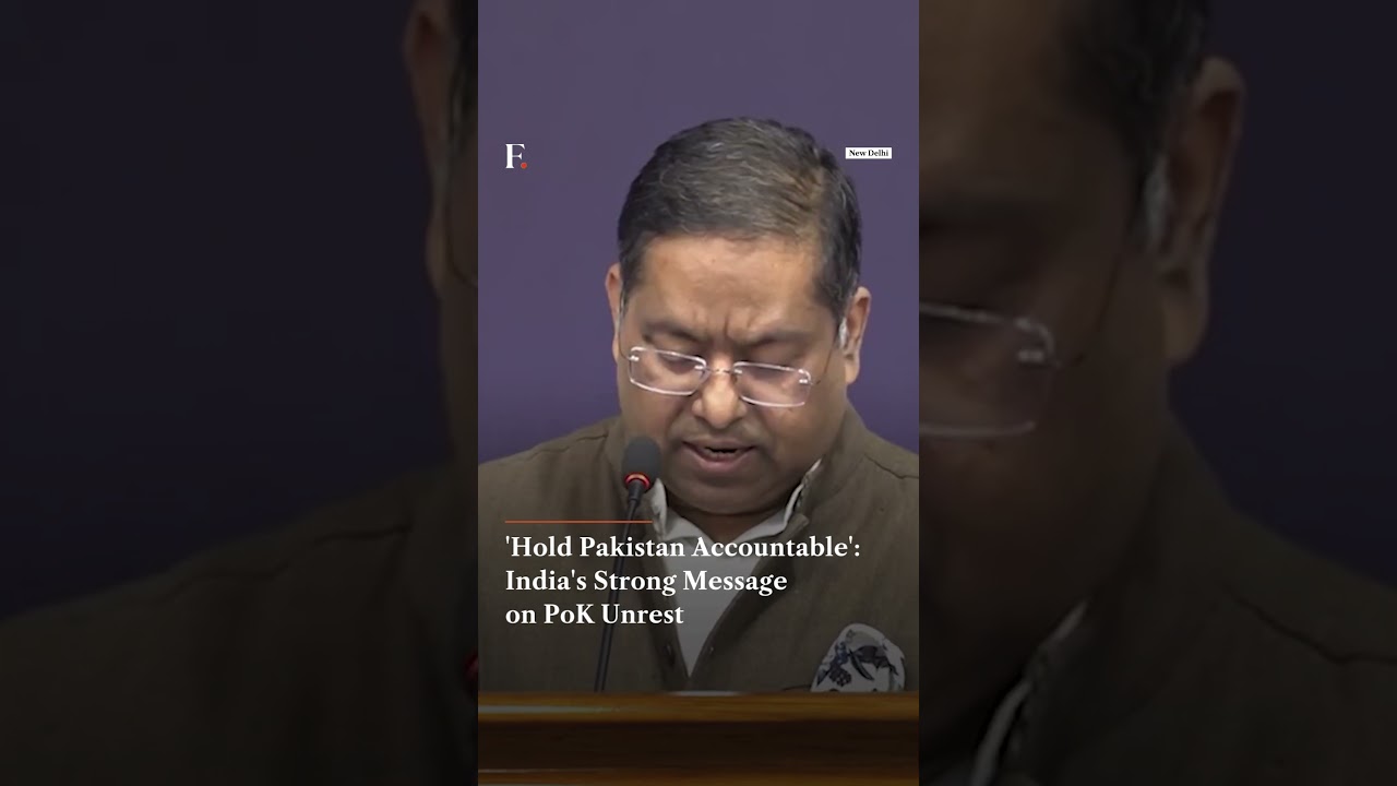 'Hold Pakistan Accountable' India's Strong Message on PoK Unrest | N18G