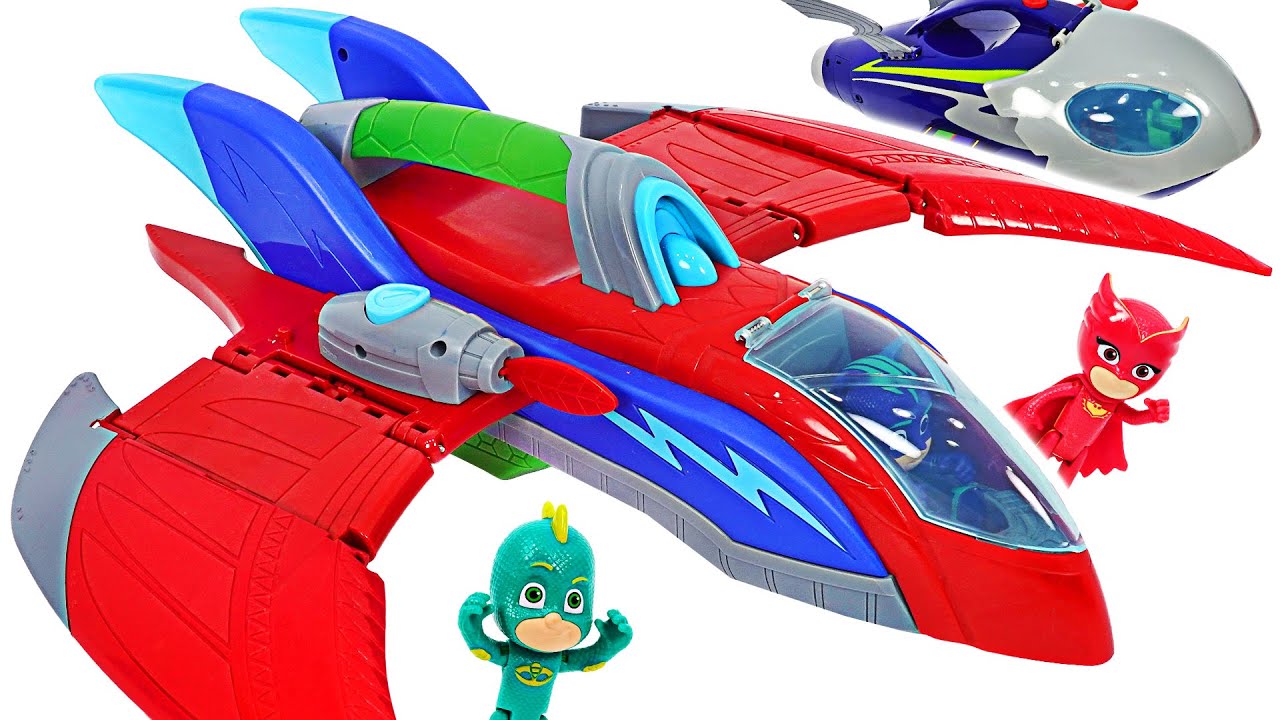 PJ Masks Save the Sky PJ Air Jet transform! | DuDuPopTOY