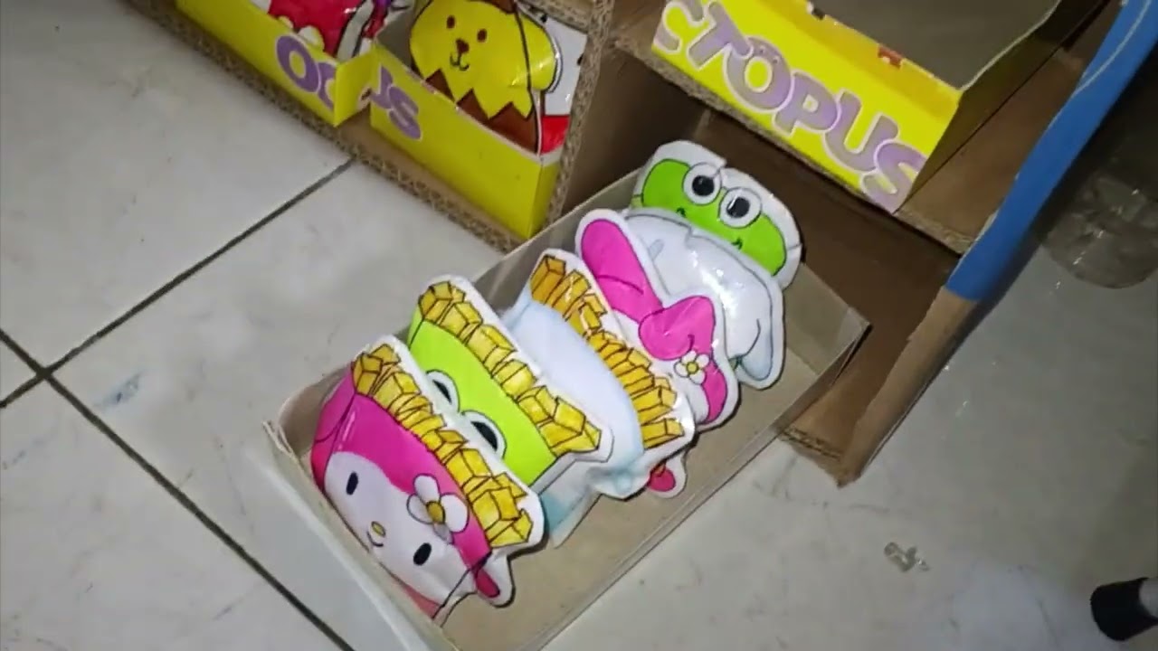Restock paper squishy buat packing fake order #fakeorder #diy #packingfake #craft #handmade 