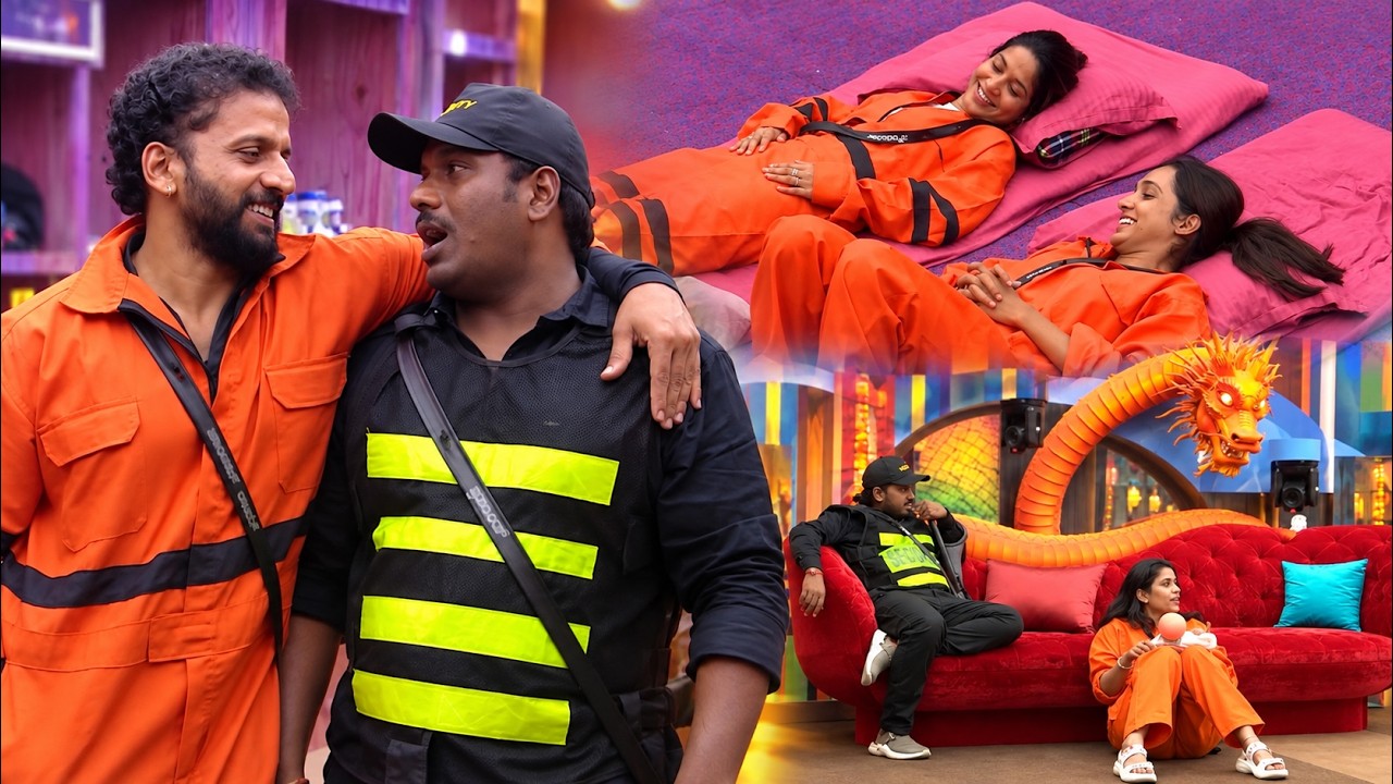 #bbk13 😜 ಪ್ರಶಾಂತ್ ನೆಮ್ಮದಿ ಲೂಟಿ! ಸೌಂದರ್ಯ ಆಸಿಯಾ BBK13 Promo review Biggboss Kannada 13