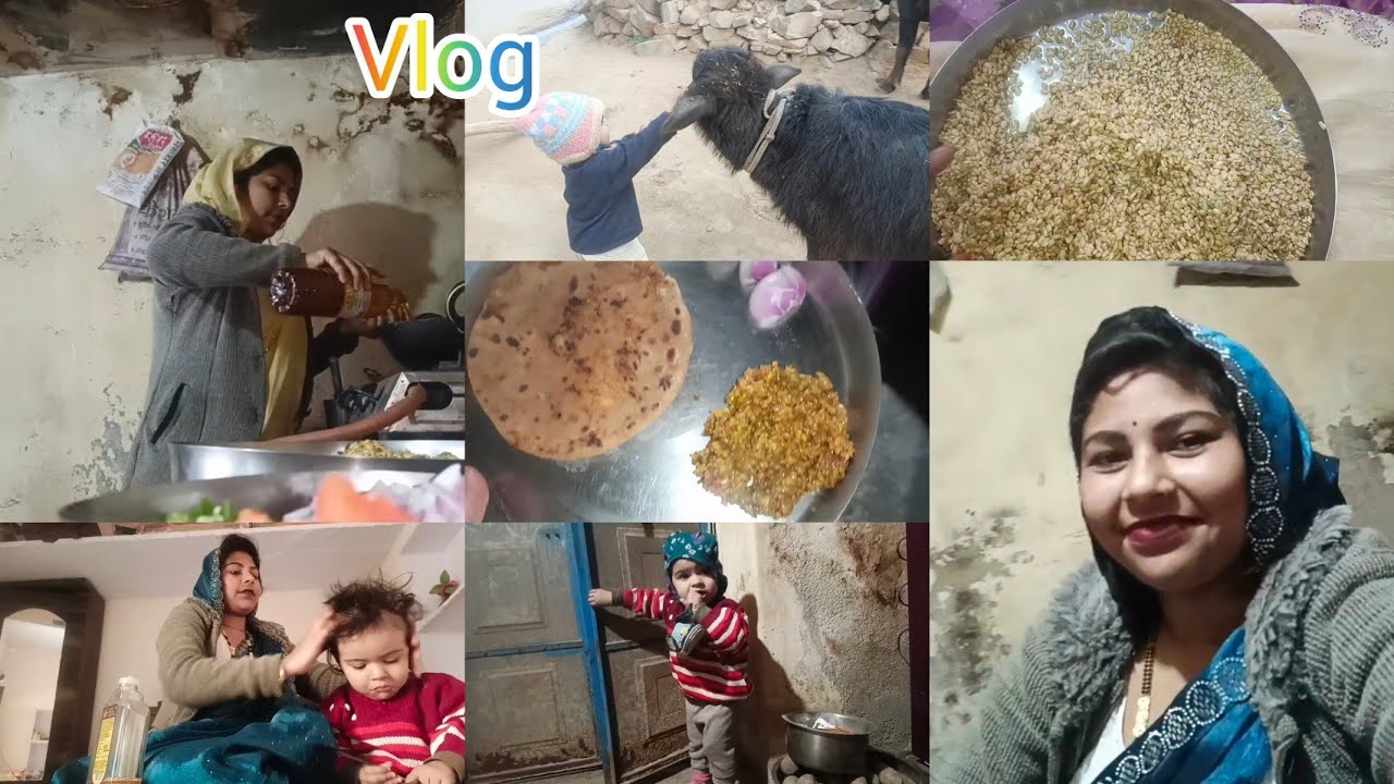 मैने बनाई मेथी दाना की सब्जी।  #vlog #familyvlog @anjalikumawatvlog 